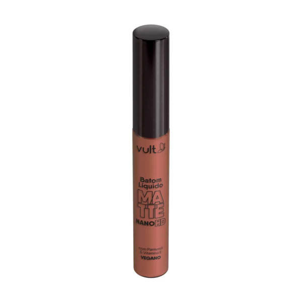 Batom Líquido Matte Vult Nano HD Castanho Claro 5ml
