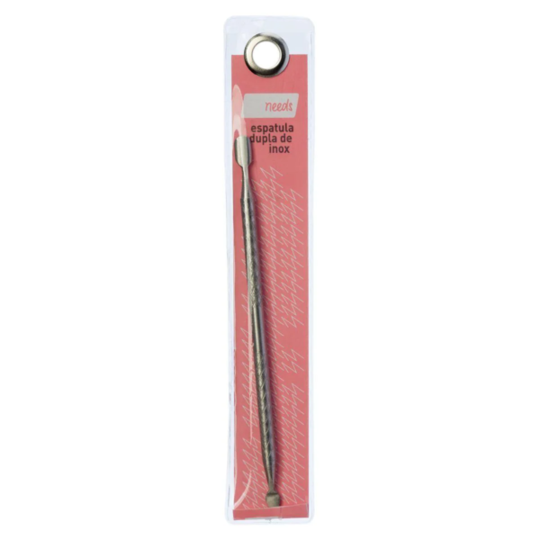 Espátula de Unha e Cutícula Needs Inox Dupla 1 Unidade
