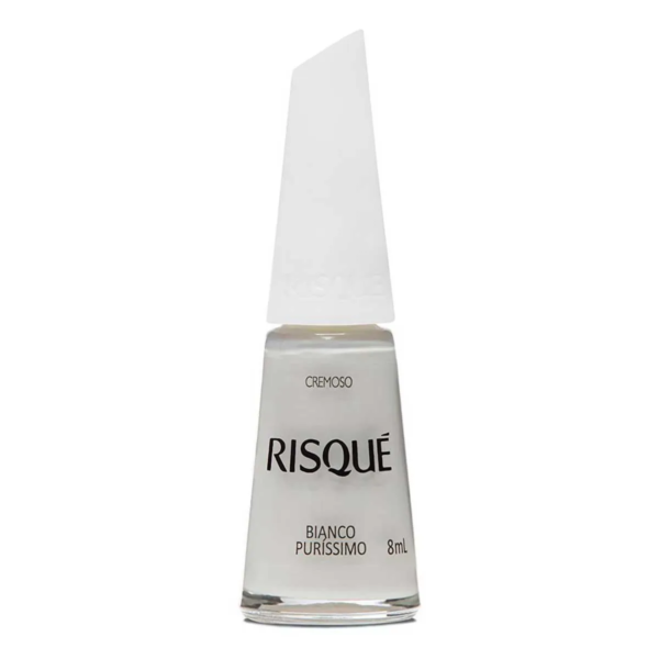 Esmalte Cremoso Risqué 8ml - Bianco Puríssimo