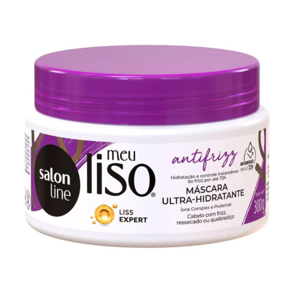 Máscara Condicionante Salon Line Meu Liso Antifrizz 300g