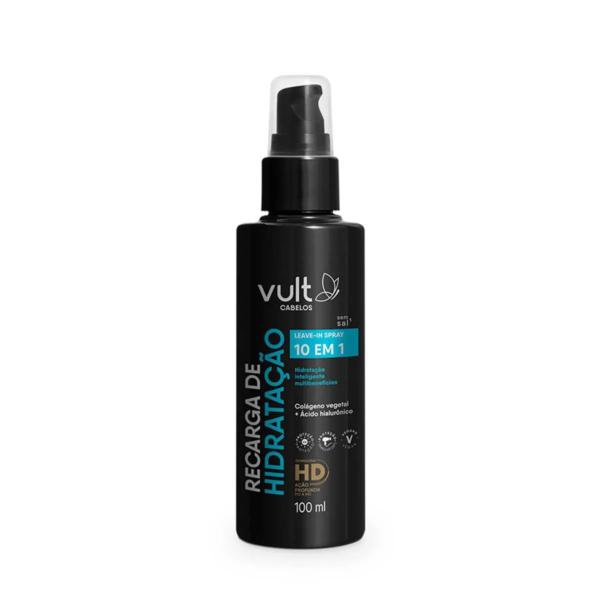 Spray Leave-in Vult Cabelos Recarga de Hidratação 10 em 1 100ml