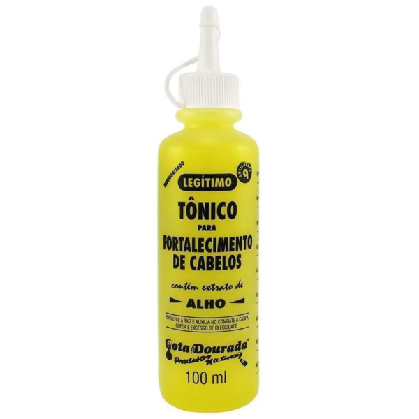 Tonico Capilar Gota Dourada Fortalecimento Alho 100ml
