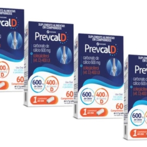 4x Prevcal D Massime 600mg Calcio + 400ui Vitamina D – 60 comprimidos