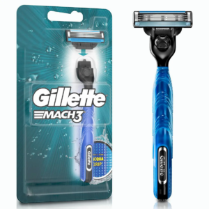 Aparelho de Barbear Gillette Mach3 Acqua Grip + 1 cartucho