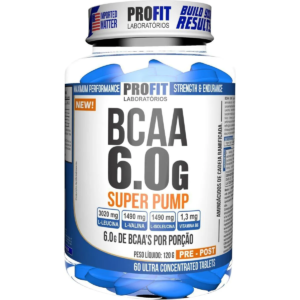 BCAA SUPER PUMP 6G – 60 TABLETES – PROFIT