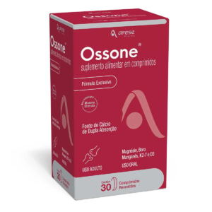 Cálcio + Vitaminas D e K Ossone 30 comprimidos