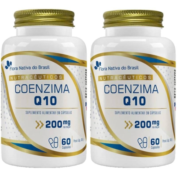 Coenzima Q10 200mg 2 X 60 cápsulas Flora Nativa