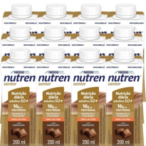Complemento Alimentar Nutren Senior Chocolate 200Ml 12 Unidades