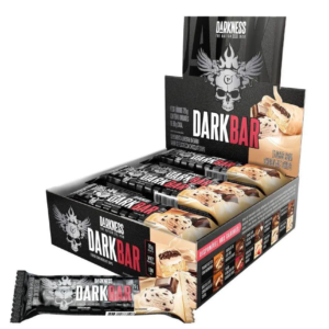 Dark Bar Caixa 8 unidades (720g) – Nova Embalagem – Sabor: Flocos c/ Chocolate Chips
