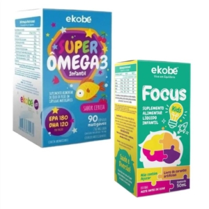 Focus Kids para Memória + Super Ômega 3 Infantil – Ekobé Kids