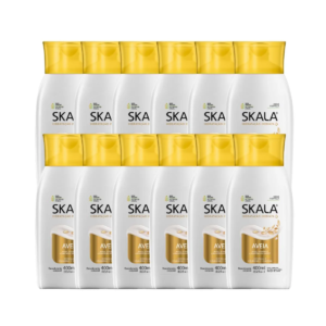 Kit 12 Loção Creme Hidratante Corporal Aveia Vegano Skala