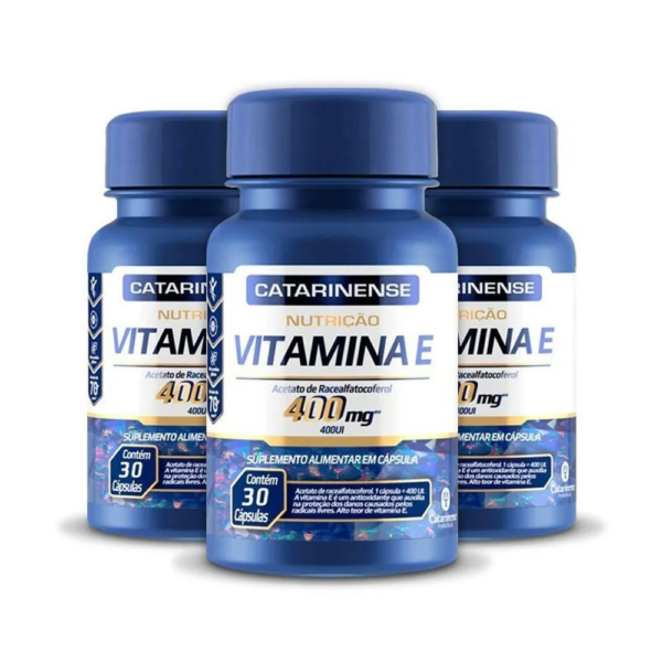 Kit 3 Vitamina e 400mg Catarinense 30 cápsulas