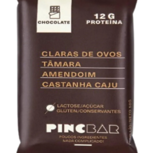 Kit 3x: Barra de Proteína Chocolate Sem Açúcar Pincbar 50g