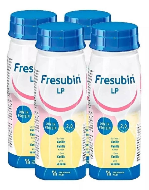 Kit 4 Fresubin Lp Baunilha 200ml