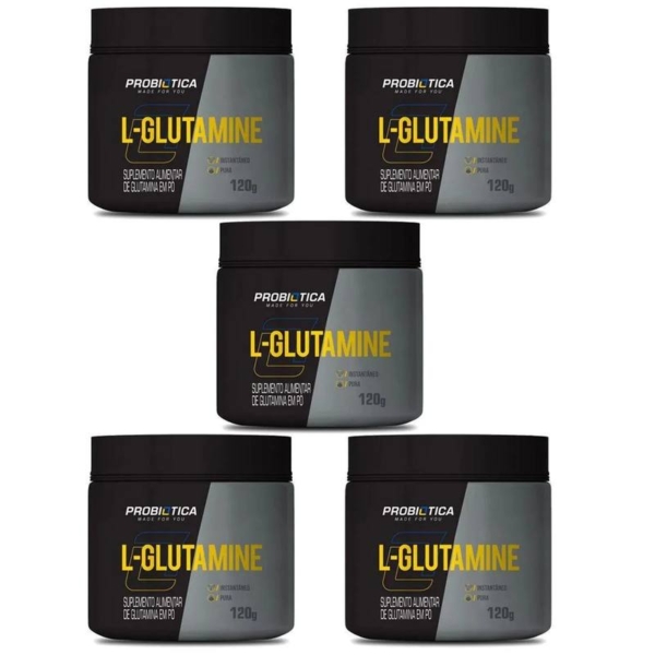 Kit 5X L-Glutamine – 120G – Probiótica
