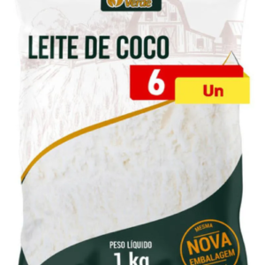 Kit 6 Leite de Coco em Po 1Kg – Sabor Verde