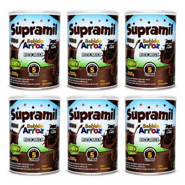 Kit 6 Supramil Kids Chocolate 500g – Unilife