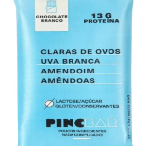 Kit Barra de Proteína Pincbar Chocolate Branco Sem Açúcar 50g 6 unidades
