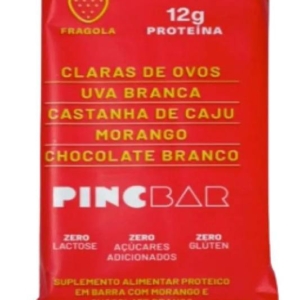 Kit Barra de Proteína Pincbar Fragola Sem Açúcar 50g 6 unidades