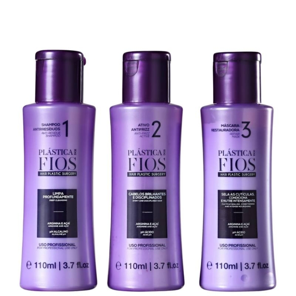 Kit Cadiveu Professional Plástica dos Fios Trio (3 Produtos)