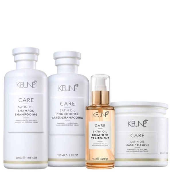 Kit Keune Satin Oil Treatment (4 Produtos)