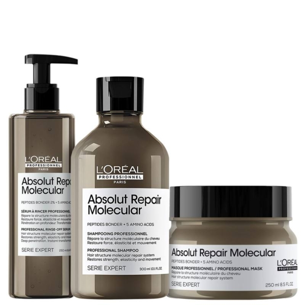 Kit L’Oréal Professionnel Absolut Repair Molecular (3 Produtos)