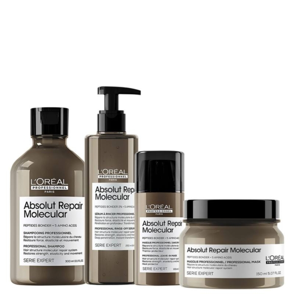 Kit L’Oréal Professionnel Absolut Repair Molecular Ultra (4 Produtos)