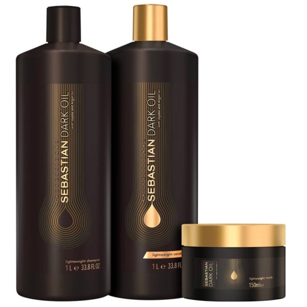 Kit Sebastian Professional Dark Oil Basic Salon Trio (3 Produtos)
