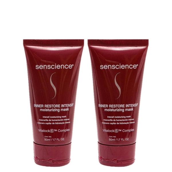KIT SENSCIENCE INNER RESTORE INTENSIF MÁSCARA DE HIDRATAÇÃO 50ML – 2 UNIDADES