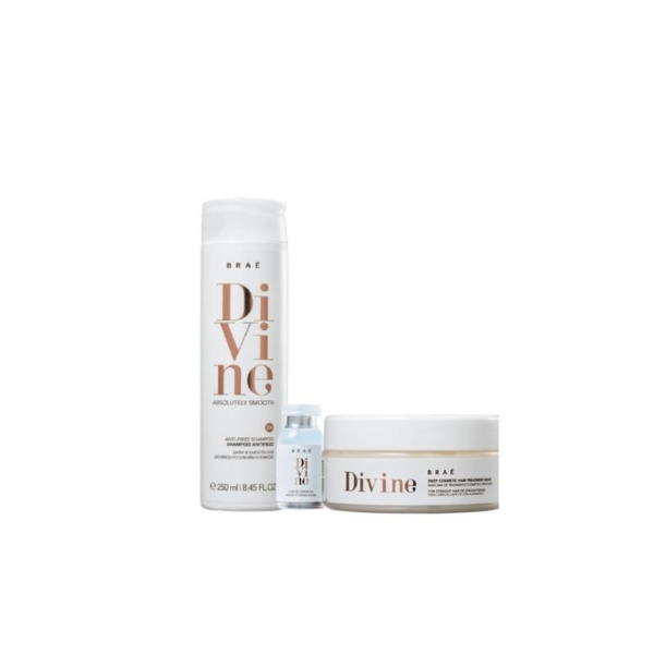 Kit Shampoo, Máscara e Ampola Divine – Braé