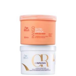 Kit Wella Professionals Invigo Nutri-Enrich Oil Reflections Luminous Reboost (2 Produtos)