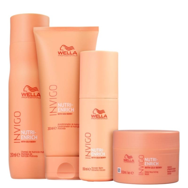 Kit Wella Professionals Invigo Nutri-Enrich Wonder Balm (4 Produtos)