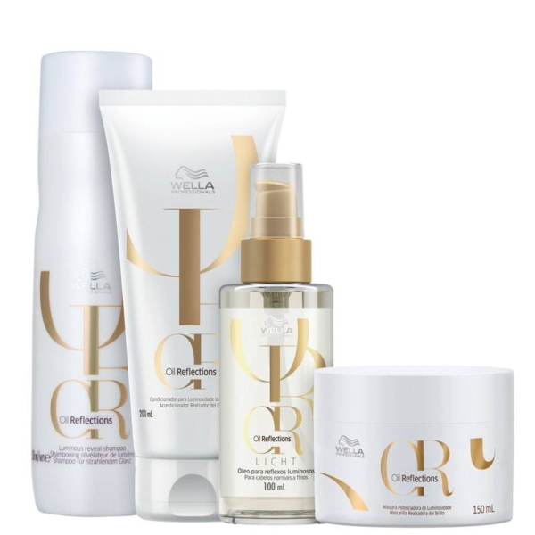 Kit Wella Professionals Oil Reflections Light (4 Produtos)