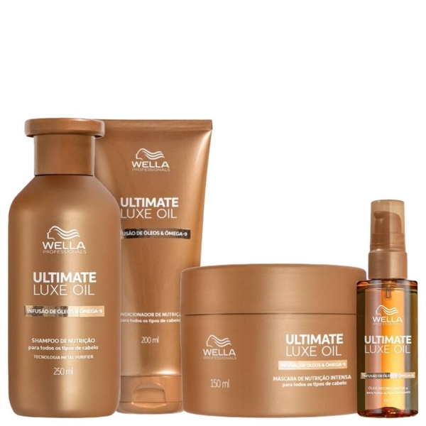 Kit Wella Professionals Ultimate Luxe Oil Frizz Control (4 Produtos)