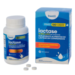 Lactase 10.000 FCC bwell 100 Comprimidos Mastigáveis