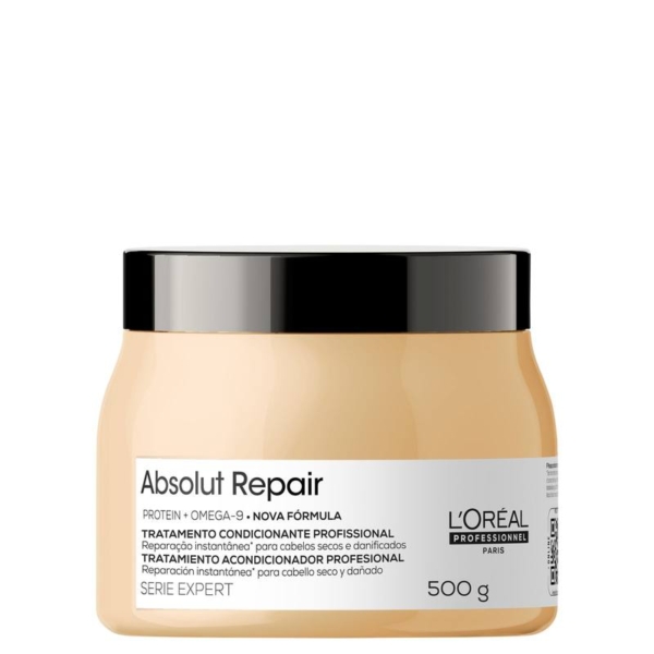 L’Oréal Professionnel Serie Expert Absolut Repair Omega-9 + Protein – Máscara Capilar 500g