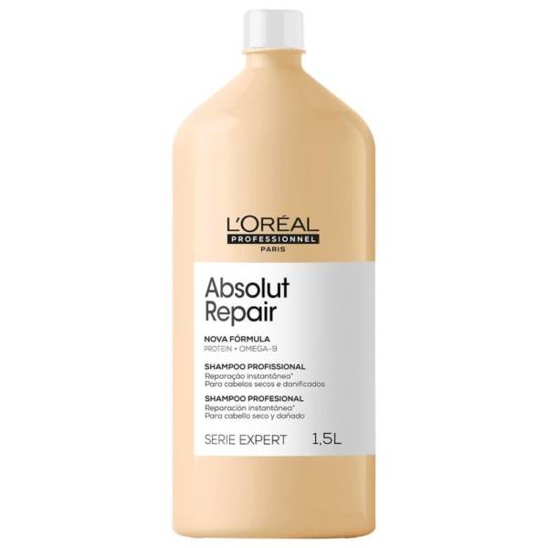 L’Oréal Professionnel Serie Expert Absolut Repair Omega-9 + Protein – Shampoo 1,5L