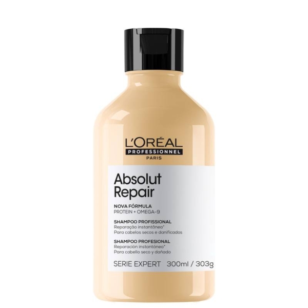 L’Oréal Professionnel Serie Expert Absolut Repair Omega-9 + Protein – Shampoo 300ml