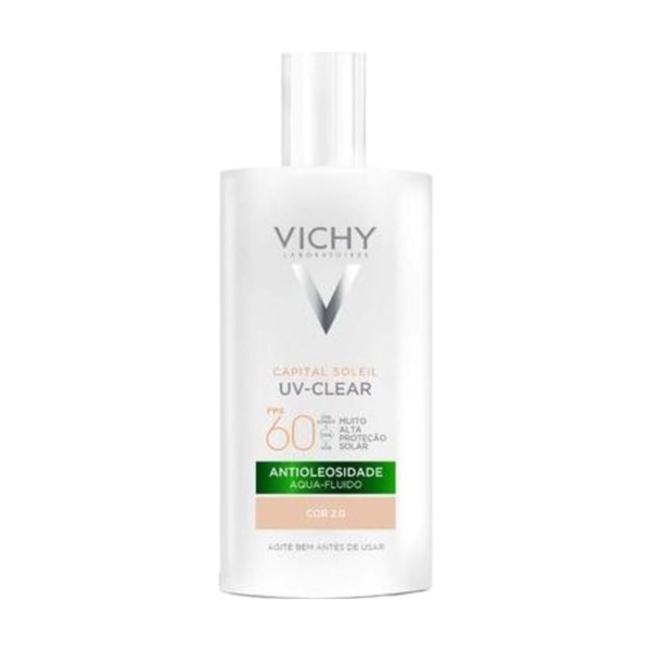Protetor Solar Facial com Cor Vichy Capital Soleil Uv-Clear FPS60