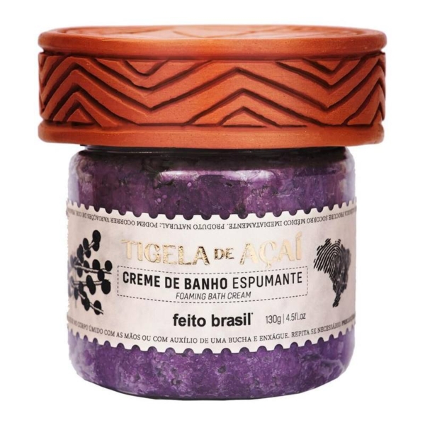 Creme de Banho Feito Brasil Tigela de Açaí