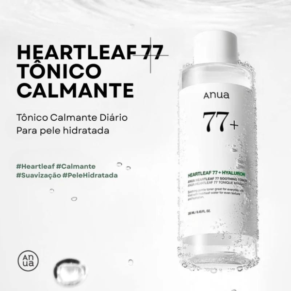 Anua Tônico Calmante Heartleaf 77% para Peles Sensíveis