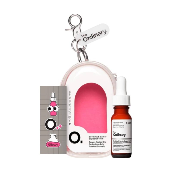 Kit com Chaveiro The Ordinary Soothing Barrier Support Sérum