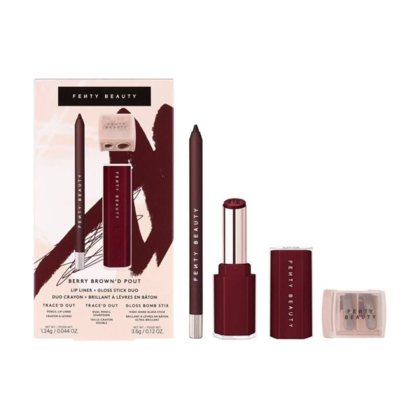 Kit Labial Fenty Beauty Berry Brown'd Pout Duo