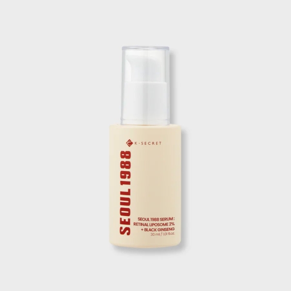 Sérum com Retinal 2% e Ginseng Preto K-Secret Seoul 1988