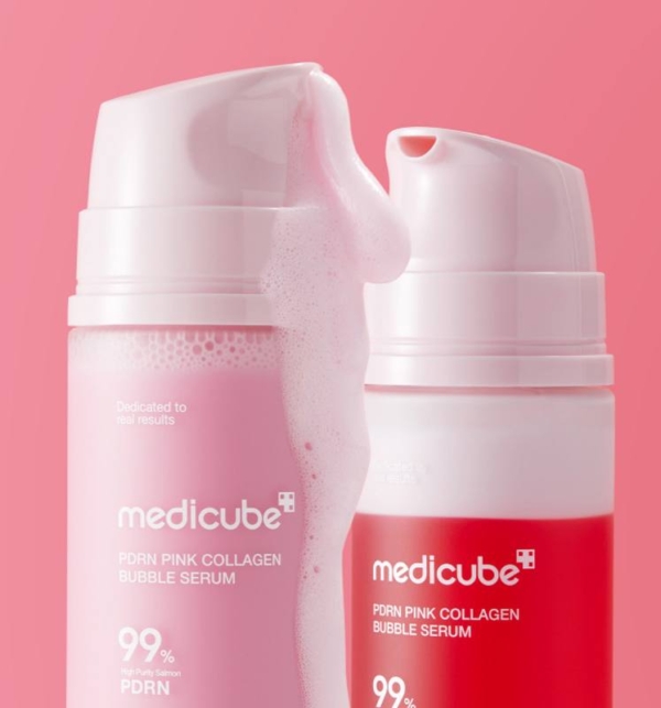 Medicube PDRN Pink Collagen Bubble Serum 95ml
