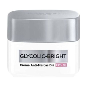 Gel Creme Facial Anti-Marcas L'Oréal Paris - Glycolic Bright Dia FPS30