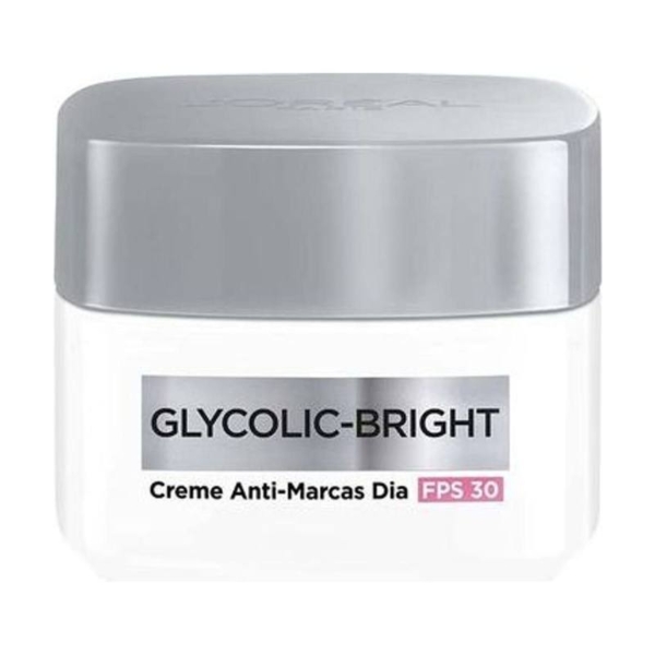 Gel Creme Facial Anti-Marcas L'Oréal Paris - Glycolic Bright Dia FPS30