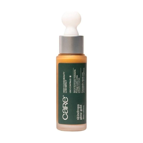 Sérum Hidratante e Iluminador Care Natural Beauty Skindrops Glow Gold