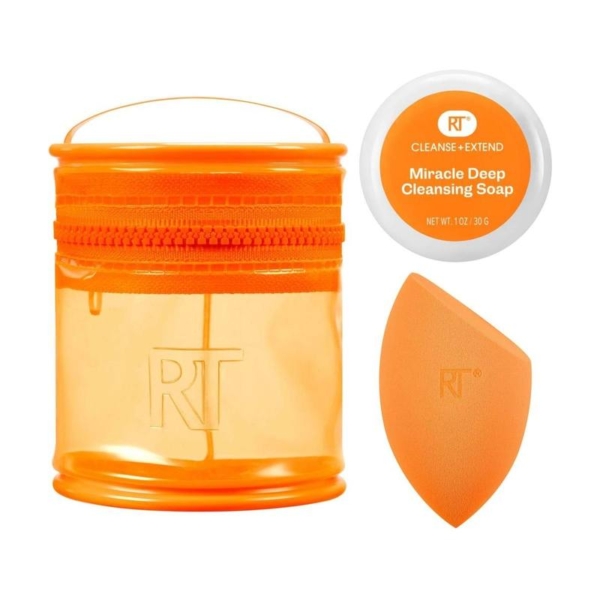 Kit de Esponja Miracle com Limpador Real Techniques