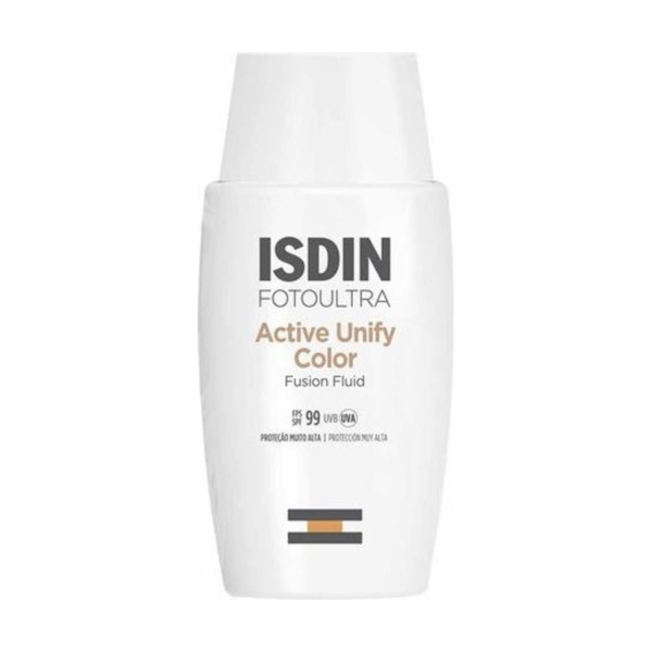 Clareador Facial Com Cor Isdin - FotoUltra Active Unify Fusion Fluid Color FPS 99